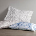Printed Satin - Twin Sheet Set - Blue Marble