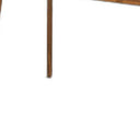 59" x 31" x 30" Solid Wood Outdoor Dining Table With Umbrella Hole - Natural