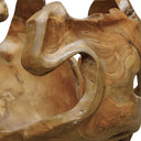 Arbor - Crest Indoor-Outdoor Teak Bowl - Woodtone