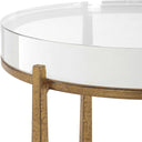 Midas - Accent Table - Antique Gold - Uttermost - Accent Tables- Elite Enclave Home