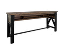 Loft Brown - Counter Height Sofa Table - Two Tone Gray / Brown
