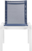 Nizuc - Outdoor Patio Dining Chair With White Frame (Set of 2)
