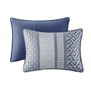 Bennett - King 4 Piece Reversible Coverlet Set - Navy