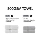 800GSM - 8 Piece Antimicrobial Towel Set - Light Purple - Madison Park Signature - Towel Sets - Elite Enclave Home
