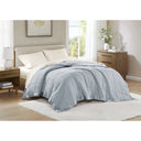 Windom - King All Season Hypoallergenic Blanket With 3M Scotchgard - Blue