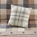 Ridge - 6 Piece Herringbone Duvet Cover Set - Neutral