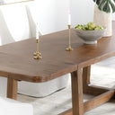Lyra - Extendable Dining Table - Smoke Brown - Classic Home - Dining Tables with Extensions - Elite Enclave Home