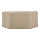 Khai - Rounded Plush Dining Bench - Brown - Uttermost - Upholstered Benches - Elite Enclave Home