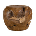Sola - Outdoor Side Table - Brown / Woodtone