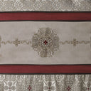 Donovan - Embroidered Shower Curtain - Red - Madison Park - Shower Curtains - Elite Enclave Home