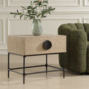 Lunar - Wooden Side Table - Black / Woodtone - Uttermost - Side Tables - Elite Enclave Home