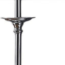 Metal Table Lamp With White Globe Shade - Silver - HomeRoots - Table Lamps - Elite Enclave Home