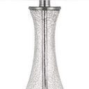 Glass And Steel Table Lamps (Set of 2) - Silver White