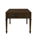 Kenna - Fluted 2 Drawer Coffee Table - Brown - Martha Stewart - Coffee Tables - Elite Enclave Home