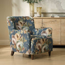 Lainey - Floral Upholstered Armchair - Blue - Uttermost - Arm Chairs - Elite Enclave Home