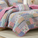 Nellie - Full/Queen 4 Piece Quilt Set - Pink - Intelligent Design - Quilts & Shams - Elite Enclave Home