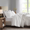 3M Microcell - Twin Long Luxurious Brushed Microfiber Deep Pocket Sheet Set - White