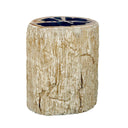 Arco - Petrified Wood Top Accent Table - Black / White - Uttermost - Accent Tables - Elite Enclave Home