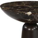 Hastings - Marble Accent Table - Dark Brown - Uttermost - Accent Tables - Elite Enclave Home