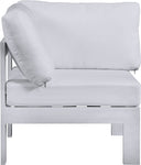 Meridian Nizuc Outdoor Patio Corner Chair – modular design with waterproof fabric cushions and aluminum frame