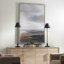 Lowlands - Framed Landscape Print - Black / Blue / Brown / Orange / White / Yellow - Uttermost - Framed Prints - Elite Enclave Home