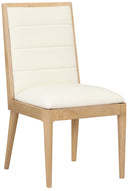 Bristol - Faux Leather Dining Chair With Natural Legs (Set of 2)