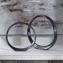 Orbits - Ring Sculptures (Set of 2) - Uttermost - Sculptures & Figurines - Elite Enclave Home