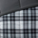 Parkston - 3M Scotchgard Down Alternative All Season Comforter Set - Black / White