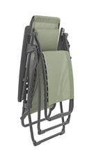 Steel Outdoor Zero Gravity Chair With Green Cushion - Green