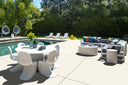 Newport - Adjustable Sling Chaise - White