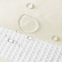 Spa Waffle - 72" x 78" Shower Curtain With 3M Treatment - Cream - Madison Park - Shower Curtains - Elite Enclave Home