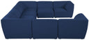 Miramar - 8 Piece Modular Sectional - Meridian Furniture - Stationary Sectionals - Elite Enclave Home