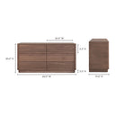 Round Off - Dresser - Dark Brown - Moe's Home Collection - Dressers - Elite Enclave Home