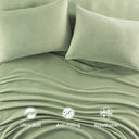 Micro Fleece - Twin Sheet Set - Green