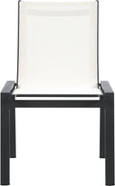 Nizuc - Outdoor Patio Dining Chair With Gray Frame (Set of 2)