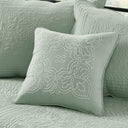 Tuscany - Twin 6 Piece Reversible Scalloped Edge Daybed Cover Set - Seafoam