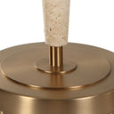 Palu - Travertine Table Lamp - Beige