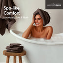 800GSM - 8 Piece Antimicrobial Towel Set - Brown - Madison Park Signature - Towel Sets - Elite Enclave Home