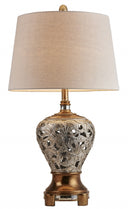 Primo Tall Table Lamp - Silver And Gold