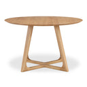 Godenza - Round Dining Table - Light Brown - Moe's Home Collection - Dining Tables - Elite Enclave Home