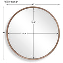 Torrado - Round Mirror - Bronze
