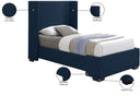 Oxford - Bed - Meridian Furniture - Upholstered Beds - Elite Enclave Home