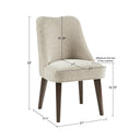 Holls - Dining Chair (Set of 2) - Beige - Martha Stewart - Chair Sets - Elite Enclave Home