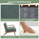 Novak - Mid - Century Modern Accent Armchair (Set of 2) - Teal - INK+IVY - Chair Sets - Elite Enclave Home