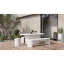 Lyon - Outdoor Stool - White - Moe's Home Collection - Bar Height (28" - 30") - Elite Enclave Home