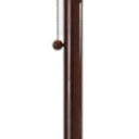 Solid Wood Traditional Shaped Floor Lamp With Drum Shade - Brown / Beige - HomeRoots - Floor Lamps - Elite Enclave Home