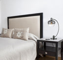 Metal Table Lamp With Silver Metallic Globe Shade - Gunmetal
