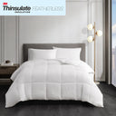 Year Round Warmth - King 300 Thread Count Sateen White Down Alternative 3M Thinsulate Comforter - White