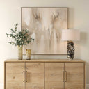 Embark - Hand Painted Abstract Canvas - Black / Brown / Gray / Woodtone - Uttermost - Canvas Art - Elite Enclave Home