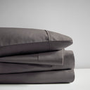 600 Thread Count - Cooling Cotton Blend 4 Piece Sheet Set - Dark Gray